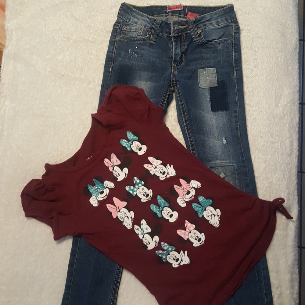 Girl's  Bundle  by Soundgirl jeans & Disney shirt!